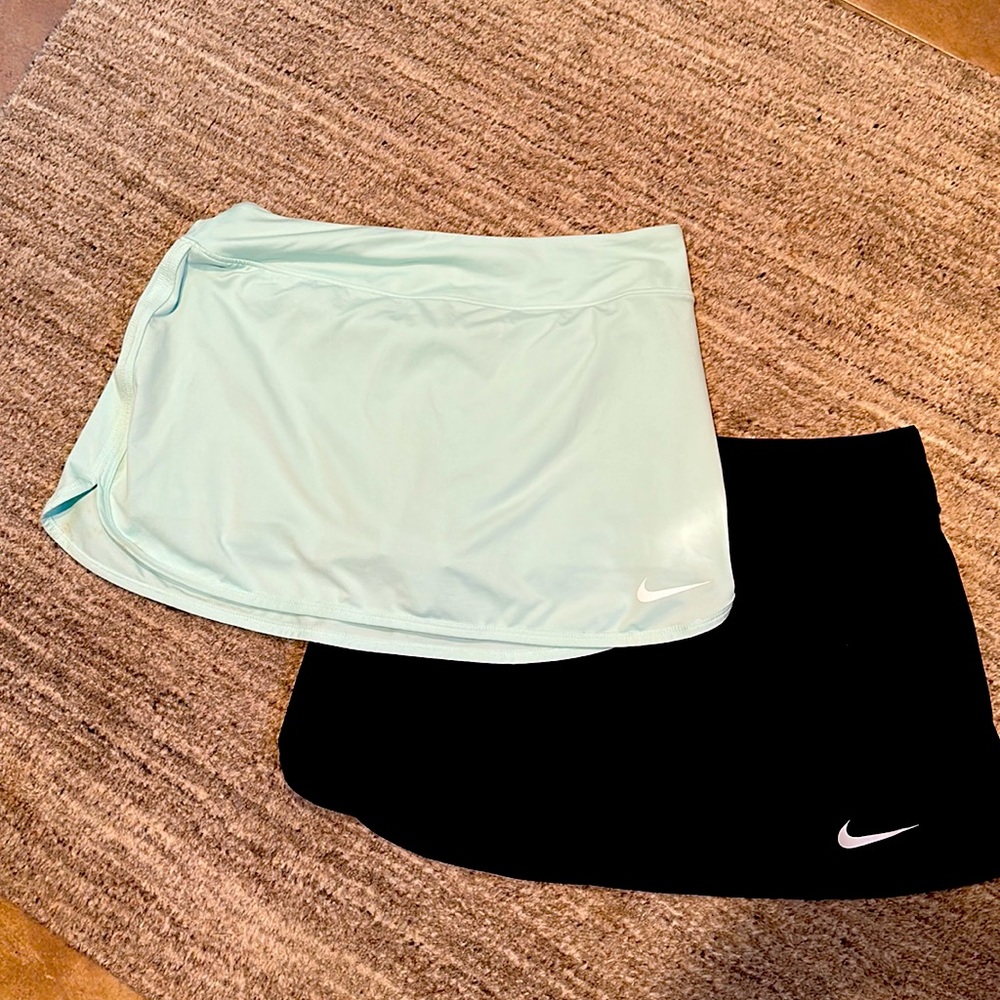 Lot of 2 Nike Dri-Fit tennis/pickleball/active wear skorts